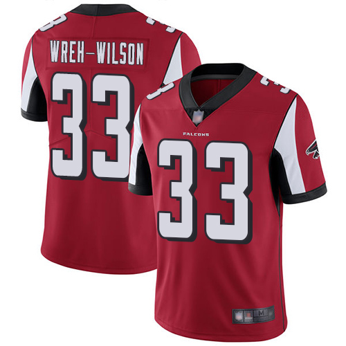 Atlanta Falcons Limited Red Men Blidi Wreh-Wilson Home Jersey NFL Football #33 Vapor Untouchable